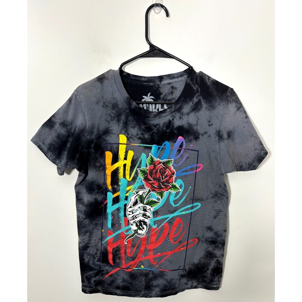 Vibes Hype Graphic T-Shirt Men's Size Large Colorful Cotton Streetwear